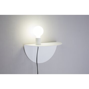 Faro Barcelona Nit Muurlamp Wit, 1-licht
