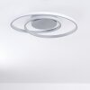 Leksund Plafondlamp LED Zilver, 1-licht