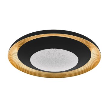 Eglo CANICOSA 2 Muur en plafond verlichting LED Goud, Zwart, 1-licht