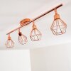 Ferrand Plafondlamp LED Koperkleurig, 4-lichts