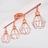 Ferrand Plafondlamp LED Koperkleurig, 4-lichts