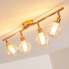 Ferrand Plafondlamp LED Koperkleurig, 4-lichts