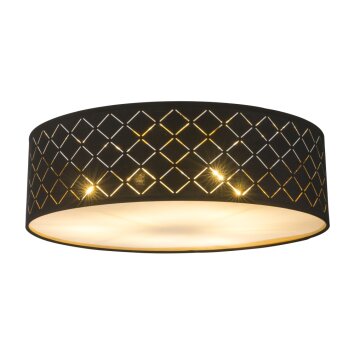 Globo CLARKE Plafondlamp Nikkel mat, 6-lichts