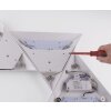 Paul Neuhaus Q-TETRA MASTER Muurlamp LED Nikkel mat, 1-licht, Afstandsbediening, Kleurwisselaar