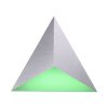 Paul Neuhaus Q-TETRA MASTER Muurlamp LED Nikkel mat, 1-licht, Afstandsbediening, Kleurwisselaar