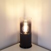 Kuparuk Tafellamp Rookkleurig, Zwart, 1-licht
