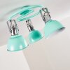 Borik Plafondlamp Groen, Wit, 3-lichts