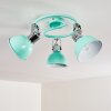 Borik Plafondlamp Groen, Wit, 3-lichts