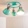 Borik Plafondlamp Groen, Wit, 3-lichts