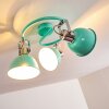 Borik Plafondlamp Groen, Wit, 3-lichts