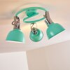 Borik Plafondlamp Groen, Wit, 3-lichts
