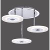 Paul Neuhaus ADALI Plafondlamp LED roestvrij staal, 3-lichts