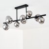 Chehalis Plafondlamp LED Zwart, 9-lichts