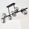 Chehalis Plafondlamp LED Zwart, 9-lichts