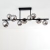 Chehalis Plafondlamp LED Zwart, 9-lichts