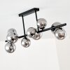 Chehalis Plafondlamp LED Zwart, 9-lichts