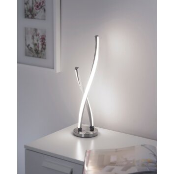 Paul Neuhaus POLINA Tafellamp LED roestvrij staal, 1-licht