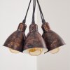 Timola Hanglamp Beige, Donkerbruin, 7-lichts
