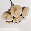 Timola Hanglamp Beige, Donkerbruin, 7-lichts