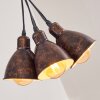 Timola Hanglamp Beige, Donkerbruin, 7-lichts