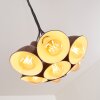 Timola Hanglamp Beige, Donkerbruin, 7-lichts