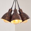 Timola Hanglamp Beige, Donkerbruin, 7-lichts