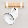 Oksbol Plafondlamp Hout licht, Wit, 1-licht