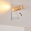 Oksbol Plafondlamp Hout licht, Wit, 1-licht