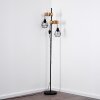 Barbengo Staande lamp Hout licht, Zwart, 2-lichts