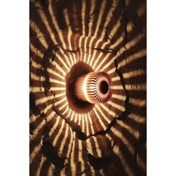 Konstsmide MONZA Buiten muurverlichting LED Koperkleurig, 1-licht