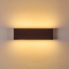 Obion Wandlamp LED Roest, 2-lichts