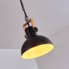 Chetco Hanger Hout licht, Zwart, 1-licht