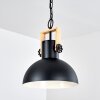 Chetco Hanger Hout licht, Zwart, 1-licht