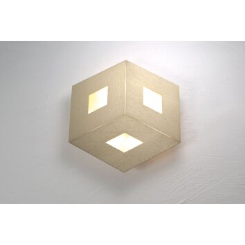Bopp-Leuchten BOX COMFORT Muurlamp LED Goud, 3-lichts