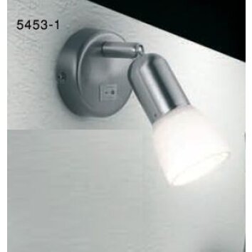 Globo CATHY Spotlamp roestvrij staal, Nikkel mat, 1-licht