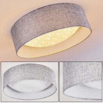 Tallaboa Plafondlamp LED Wit, 1-licht
