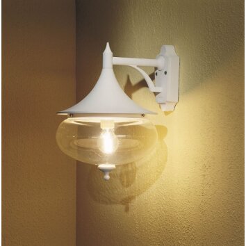 Konstsmide Libra Muurlamp Wit, 1-licht