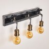 Vexan Muurlamp Grijs, Zwart, 3-lichts