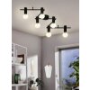 Eglo PASSA RELLA Plafondlamp Zwart, 6-lichts