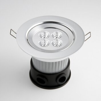 Konstsmide Grondinbouwspot LED Aluminium, 4-lichts