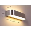 Trio ADRIANO Muurlamp LED Aluminium, 1-licht