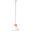 Brilliant Pullet Hanglamp Hout donker, Wit, 1-licht
