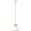 Brilliant Pullet Hanglamp Hout donker, Wit, 1-licht