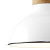 Brilliant Pullet Hanglamp Hout donker, Wit, 1-licht