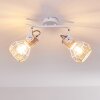 Barbacena Plafondlamp Wit, 2-lichts
