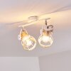 Barbacena Plafondlamp Wit, 2-lichts