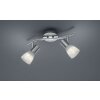 Trio LEVISTO Plafond spot LED Nikkel mat, 2-lichts