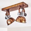 Gudo Plafondlamp Bruin, Brons, 2-lichts