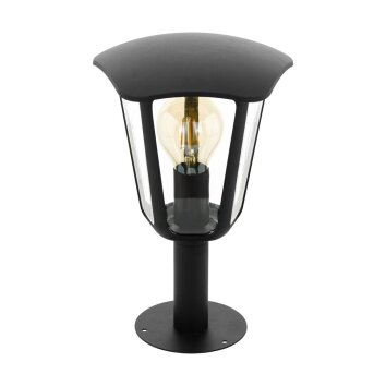 EGLO MONREALE Sokkellamp Zwart, 1-licht