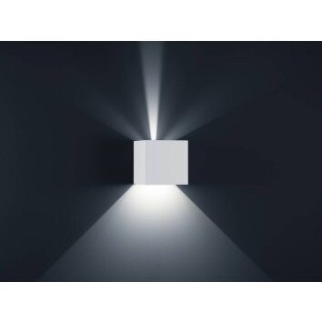 Helestra SIRI 44-L Buiten muurverlichting LED Wit, 2-lichts